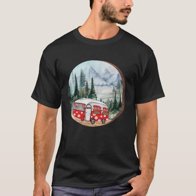 Camiseta camping hiking and mountain climbers dream (Anverso)