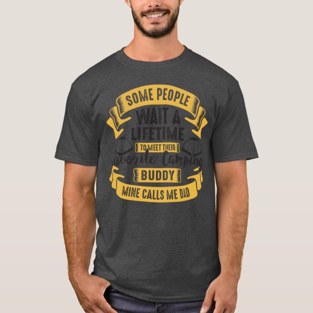 Camiseta Camping Hiking vintage (Anverso)