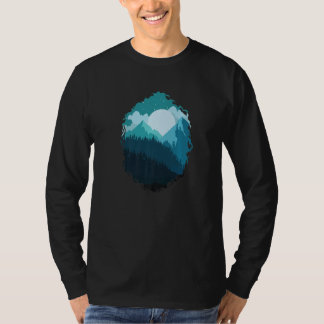 Camiseta Camping in the Woods and Mountains Premium