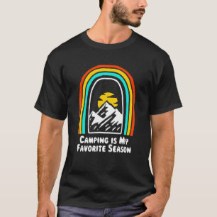 Camiseta Camping Is My Favorite Season Camper Summer Camp T