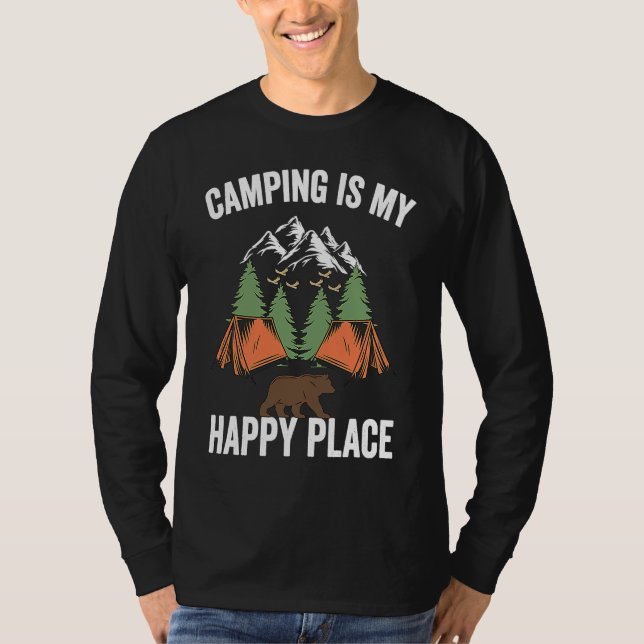 Camiseta Camping is my Happy Place (Anverso)