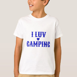 Camiseta Camping Kids Hanes T-Shirt I Luv