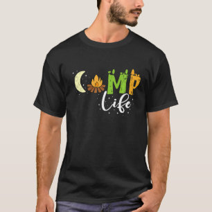Camiseta Camping Life Camper Forest Camping Road Tri