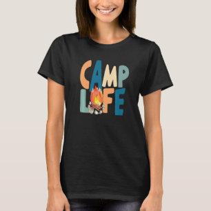 Camiseta Camping Life Camper Summer Camp Funny Camping