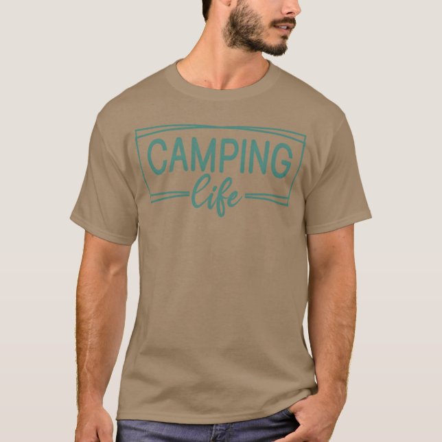 Camiseta Camping Life Camping Adventure Lover Camp friends (Anverso)