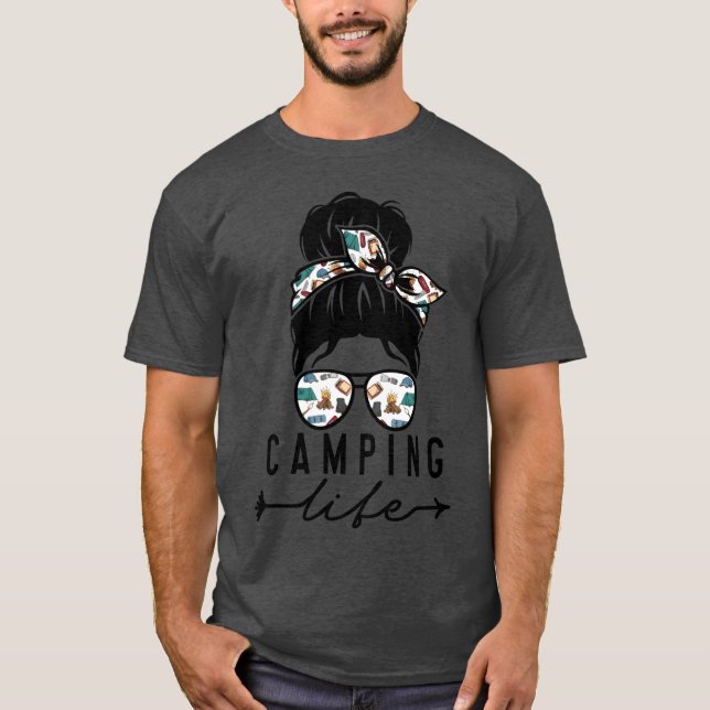 Camiseta Camping Life camping boy (Anverso)
