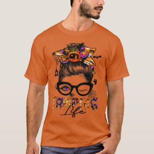 Camiseta Camping Life Halloween disfraz desagradable Bun Pu