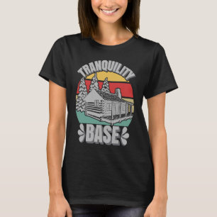 Camiseta Camping Log Cabin Tranquilidad Base Camper Vacacio