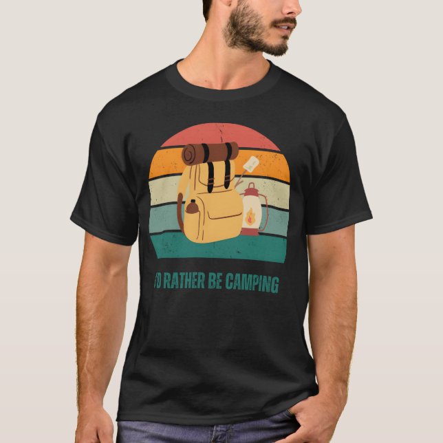 Camiseta Camping Lover Camping Life funny (Anverso)