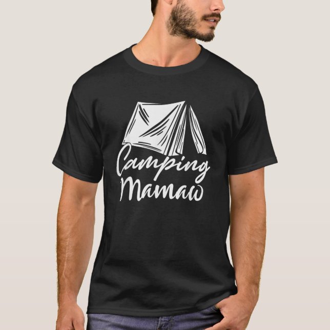 Camiseta Camping Mamaw Camper Family Mating Camp Trip (Anverso)