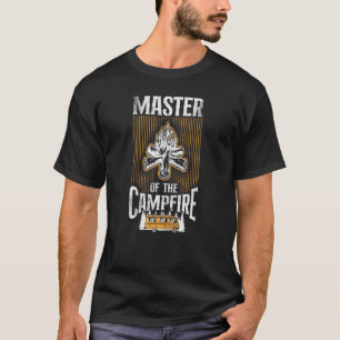 Camiseta Camping Master Of The Campfire Motorhome Campervan
