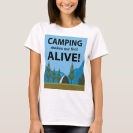 Camiseta Camping Me Hace Sentir Vivo Camping