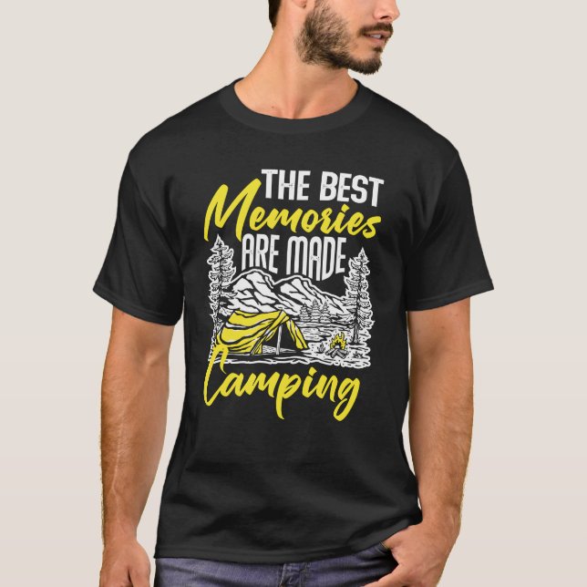 Camiseta Camping Memories Camping Camper friends (Anverso)