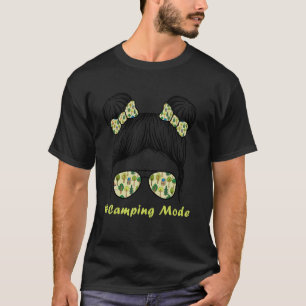 Camiseta Camping Mode Summer Camper Women Chica de bollos d