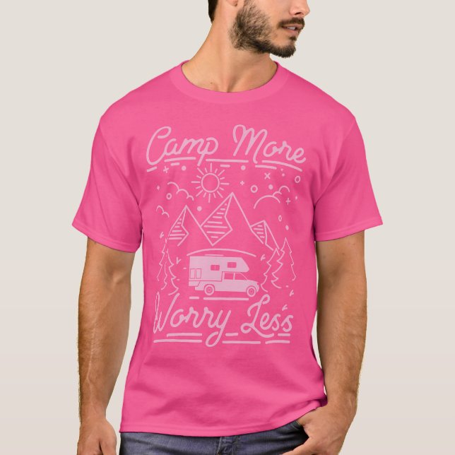 Camiseta Camping Motorhome Campervan Camp More (Anverso)