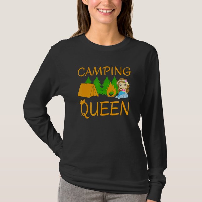 Camiseta Camping - Mujeres - Camping Reina (Anverso)