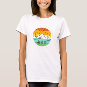 Camiseta Camping Naturaleza Bosque Campista Aventura RV Cam