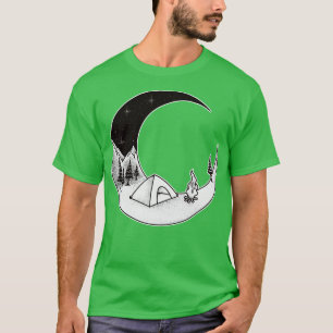 Camiseta Camping Noche al aire libre Naturaleza Starry Sky