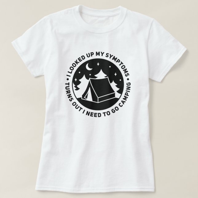Camiseta Camping Outdoor Adventure T-Shirt (Diseño del anverso)