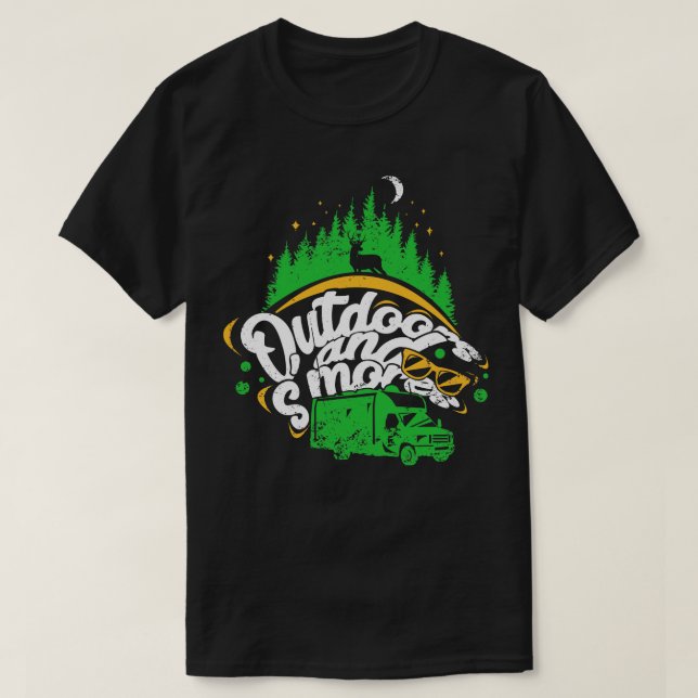 Camiseta Camping Outrs And Smores 1 (Diseño del anverso)