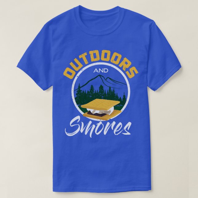 Camiseta Camping Outrs And Smores 2 (Diseño del anverso)