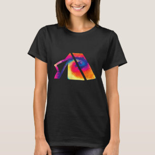 Camiseta Camping Para Camper Multicolor Tye Camping