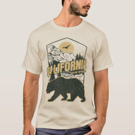 Camiseta Camping para el oso al aire libre en California