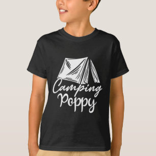 Camiseta Camping Poppy Camper Familiares Coincidentes Campa