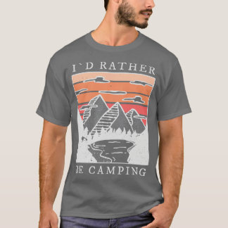 Camiseta Camping Preferiría Caminar 2
