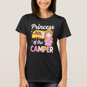 Camiseta Camping Princess Camper Motorhome Family Campervan