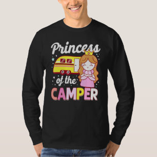 Camiseta Camping Princess Camper Motorhome Family Campervan