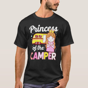 Camiseta Camping Princess Camper Motorhome Family Campervan