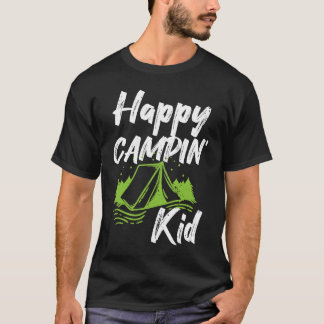 Camiseta Camping Puns Happy Campin' Kid Boys Girls Children