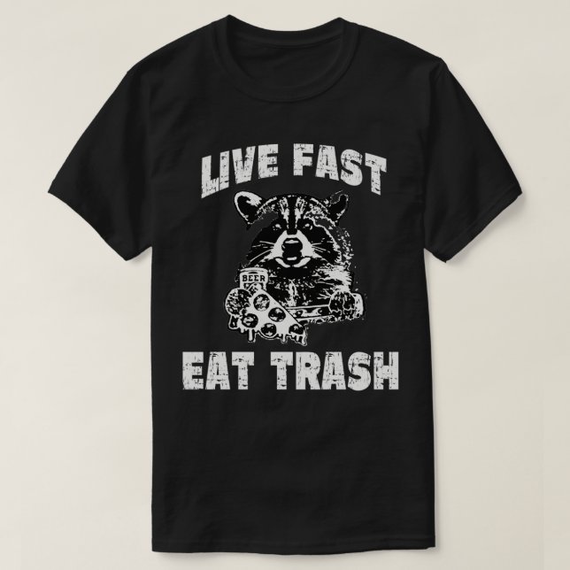 Camiseta Camping Raccoon Vintage de Raccoon (Diseño del anverso)