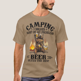 Camiseta Camping Resuelve La Mayoría De Mis Problemas