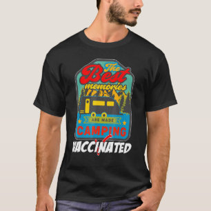 Camiseta Camping Retro Trailer de Viajes al aire libre Plus