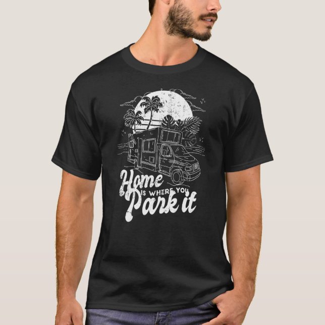 Camiseta Camping RV Motorhome Road Triper Camper (Anverso)