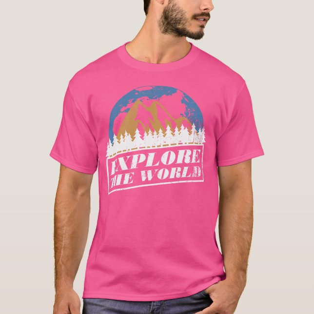 Camiseta Camping Senderismo - Campamento de senderismo - Ca (Anverso)