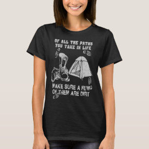 Camiseta Camping - senderismo - whisky