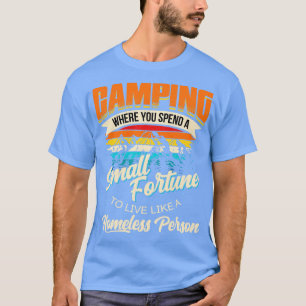 Camiseta Camping Shirt Funny Camping Camping Vintage Campin