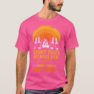 Camiseta Camping Shirt Men Funny Camper