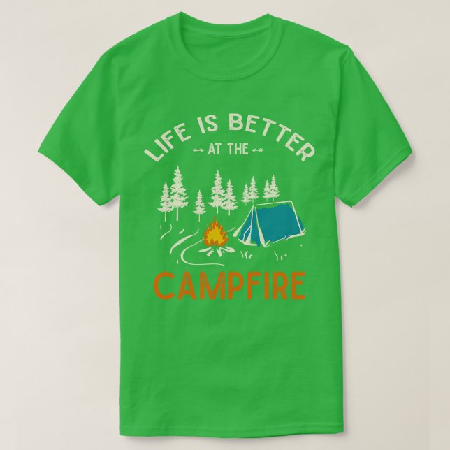 Camiseta Camping Shirt Vintage Camping Camping Funny Campin (Diseño del anverso)