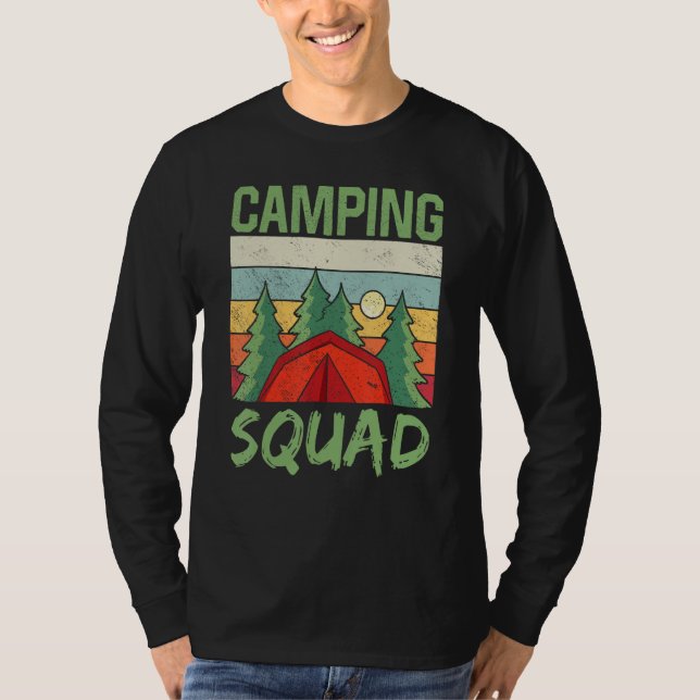 Camiseta Camping Squad Camp Campfire Camper Campsite (Anverso)