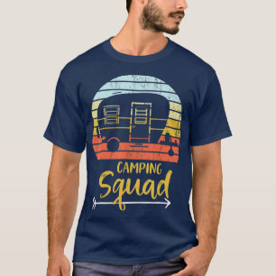 Camiseta Camping Squad Funny Parking Familia Senderismo