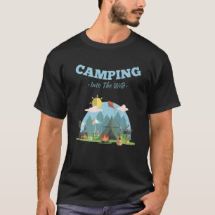 Camiseta Camping Stay Wild Mountain Forest Adventure