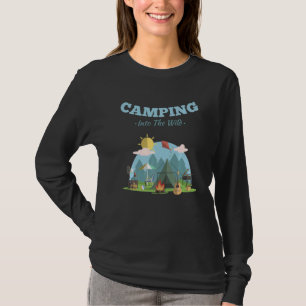 Camiseta Camping Stay Wild Mountain Forest Adventure