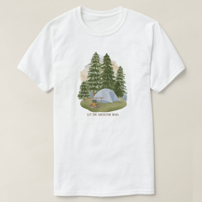 Camiseta Camping T-Shirt (Diseño del anverso)