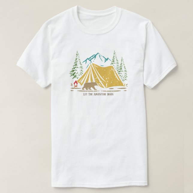 Camiseta Camping T-Shirt (Diseño del anverso)