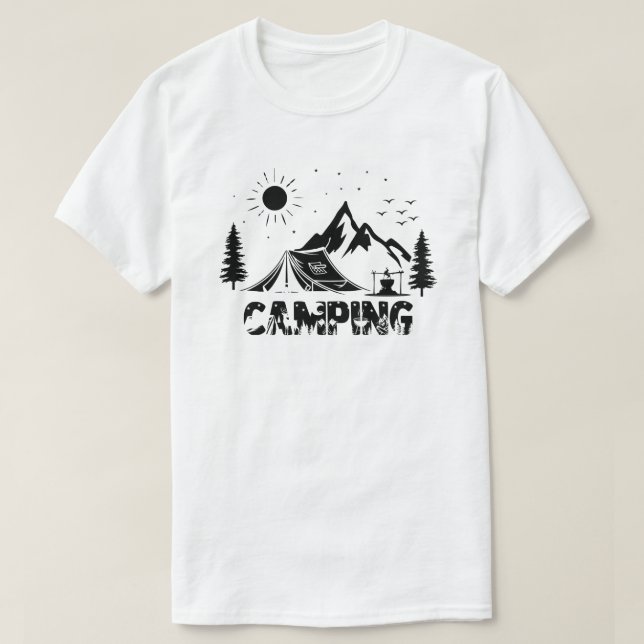 Camiseta Camping T-Shirt (Diseño del anverso)