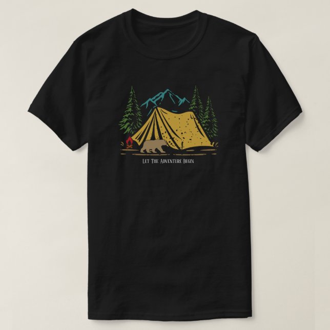 Camiseta Camping T-Shirt (Diseño del anverso)